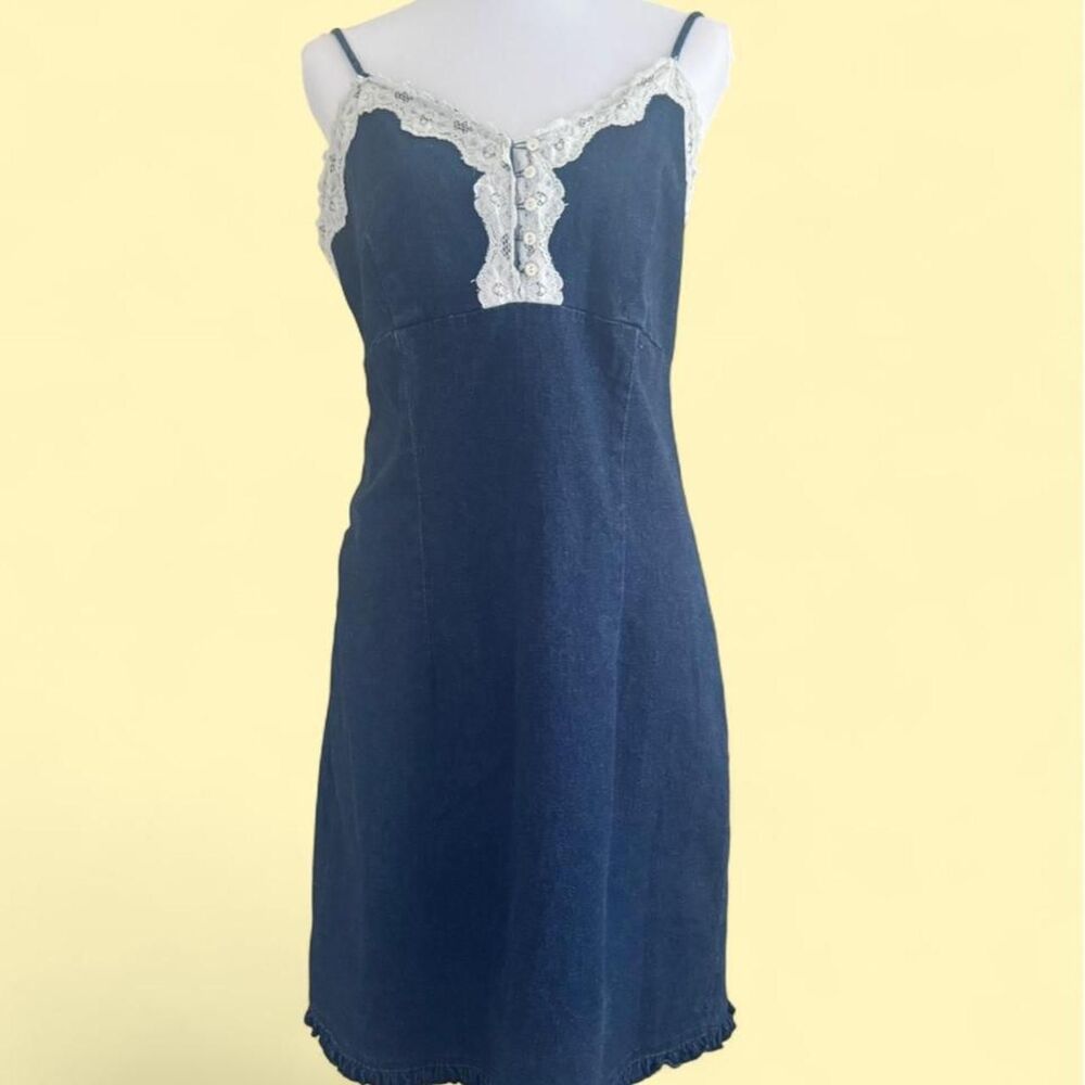 Fashion-bug Women's Blue and Navy Dress